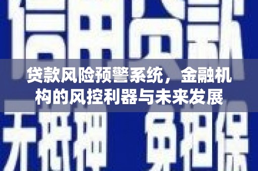 和田县贷款风险预警系统，金融机构的风控利器与未来发展