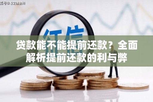 和田县贷款能不能提前还款？全面解析提前还款的利与弊