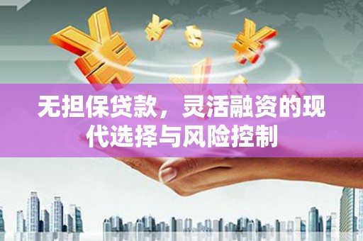 和田县无担保贷款，灵活融资的现代选择与风险控制