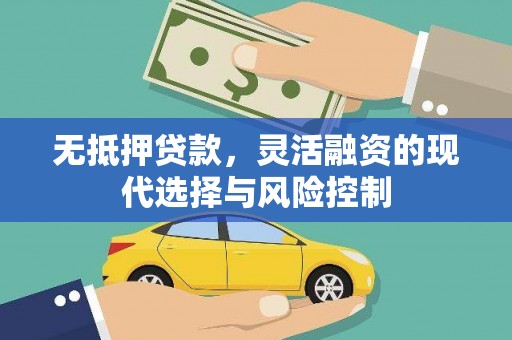 和田县无抵押贷款，灵活融资的现代选择与风险控制