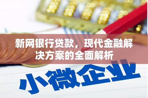 和田县新网银行贷款，现代金融解决方案的全面解析