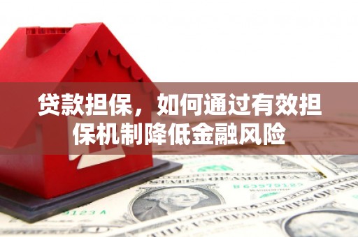 和田县贷款担保，如何通过有效担保机制降低金融风险
