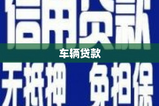 和田县车辆贷款