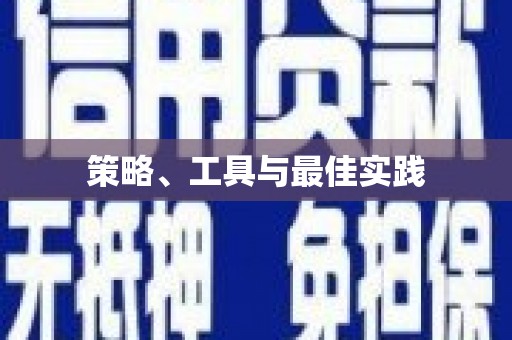 和田县策略、工具与最佳实践