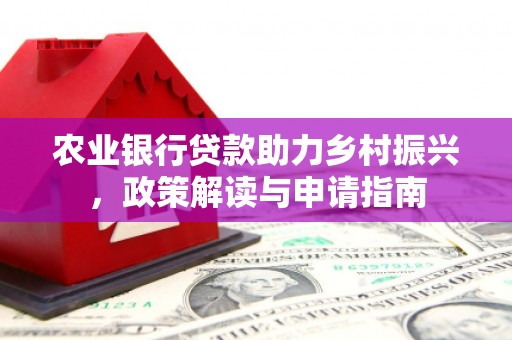 和田县农业银行贷款助力乡村振兴，政策解读与申请指南