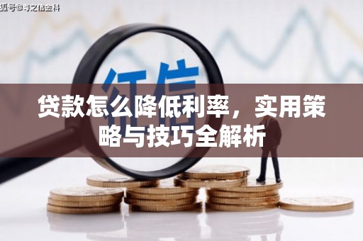 和田县贷款怎么降低利率，实用策略与技巧全解析
