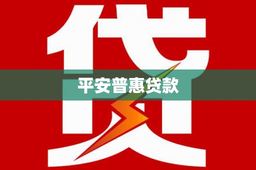 和田县平安普惠贷款